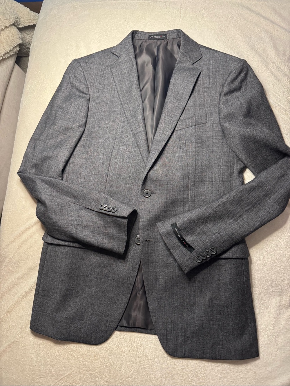 John Varvatos Star USA Bedford Gray Sport Coat Blazer Separate 36R